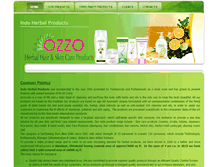 Tablet Screenshot of indoherbalproducts.com